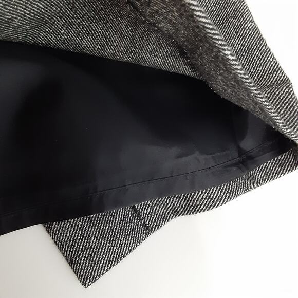 Vintage 60s Milly of New York Shift Dress Wool Silk Tweed Mini Sheath Belted - Picture 6 of 14